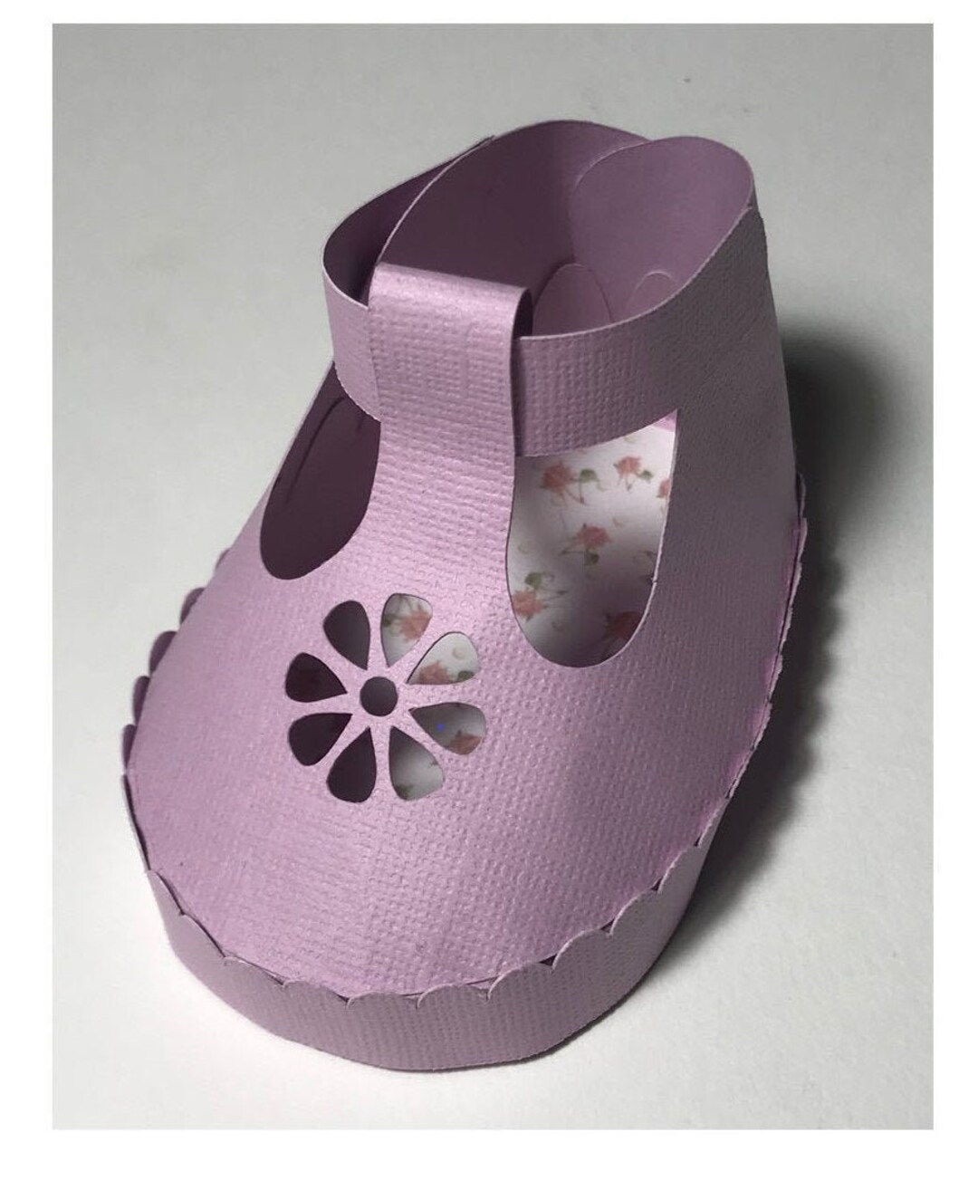 3D Baby Shoe Baby Shower Ideas SVG, DXF, PDF File Printable Baby Shoe