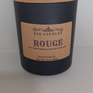 11 oz Rouge (Baccarat Rouge 540) scented candle, gift for him, dad gift, gift for her