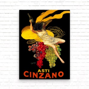Asti Cinzano Por Leonetto Cappiello Vintage Drink Advertising Poster - Art Print - Decoración de pared