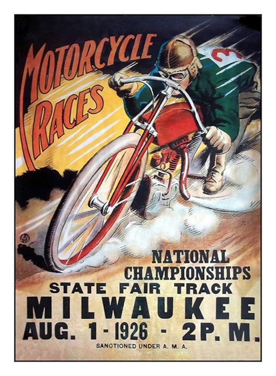1926 AMA National Championship Motorcycle Races Milwaukee Fair