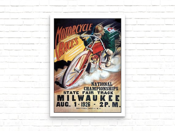 1926 AMA National Championship Motorcycle Races Milwaukee Fair