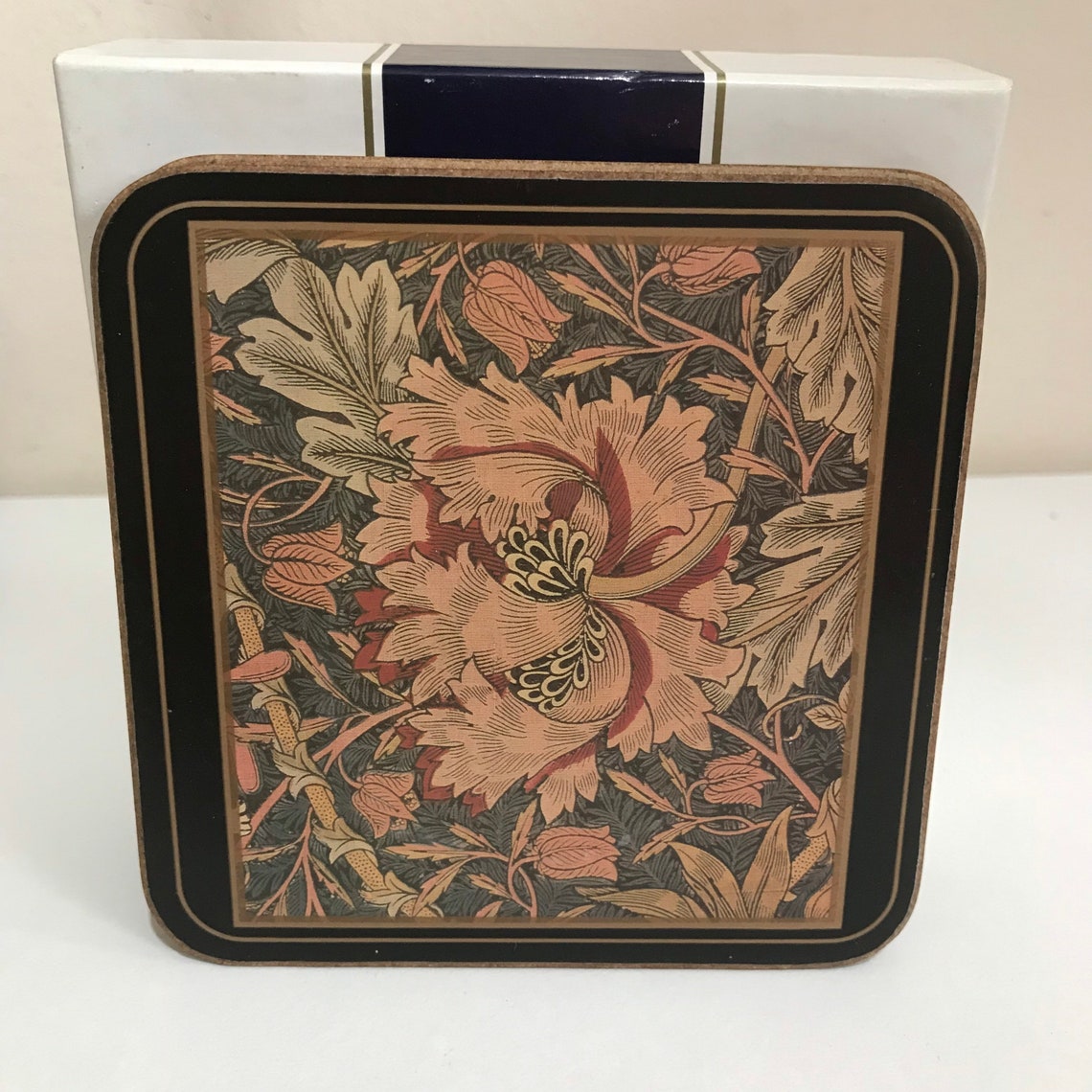 Vintage Pimpernel coaster x 6 William Morris design Etsy