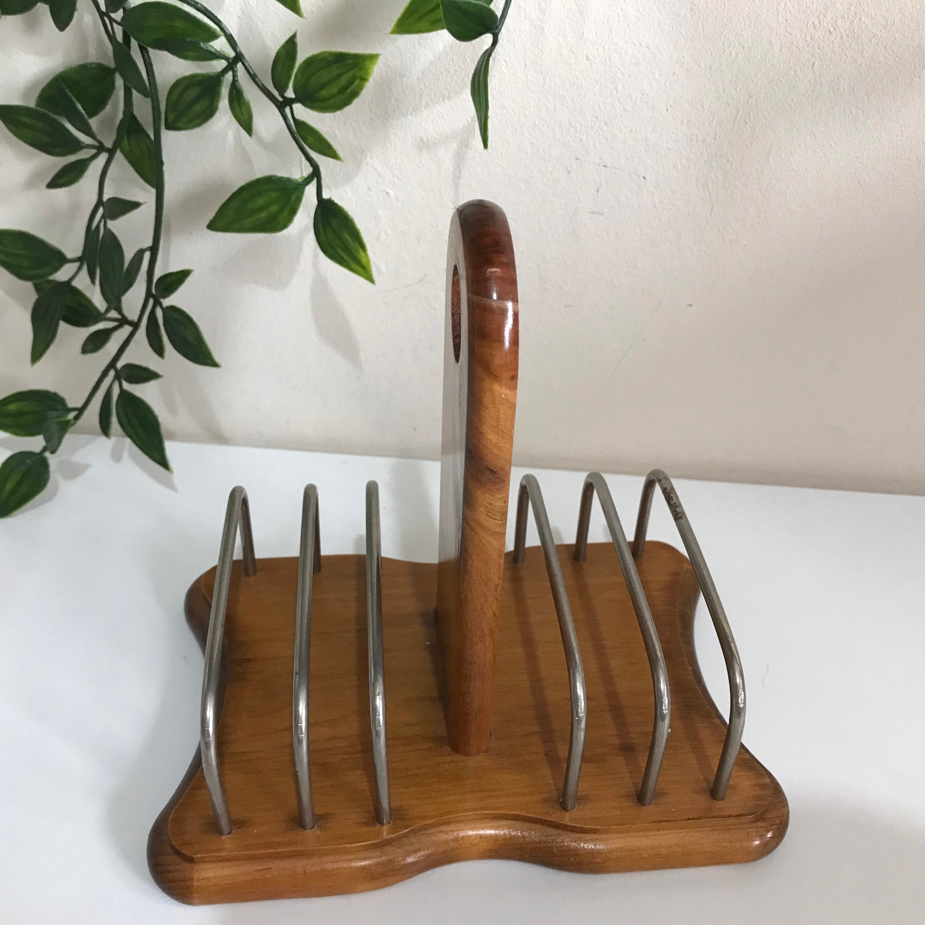 Vintage Wooden & metal toast rack. Vintage toast rack | Etsy