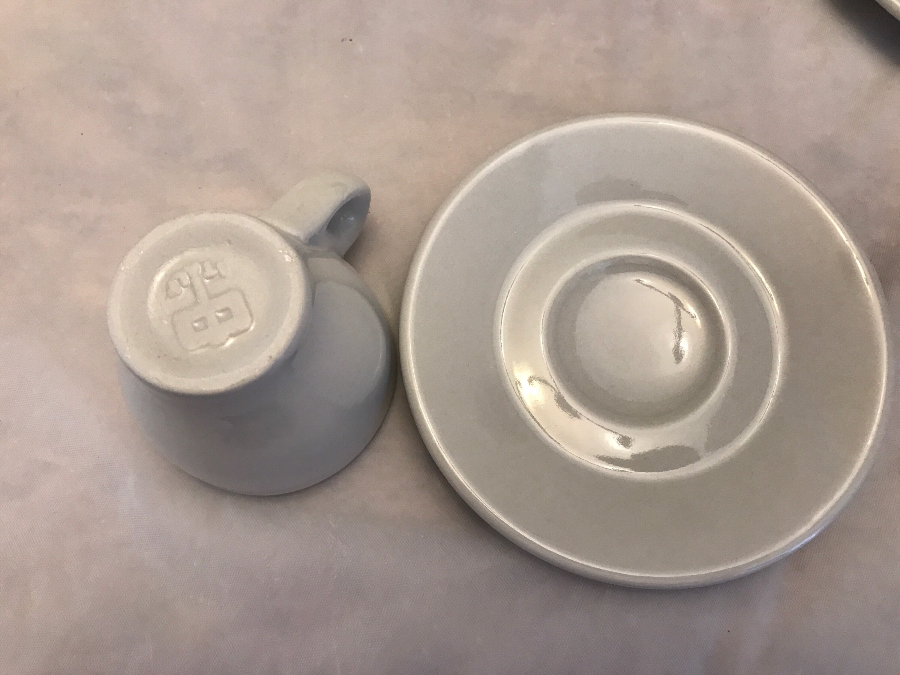 Set of 6 expresso cups with saucers. Made in Italy. Retro Etsy