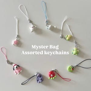 Porte-clés fait main à breloques sac mystère mystère | 2 pour le prix d'1