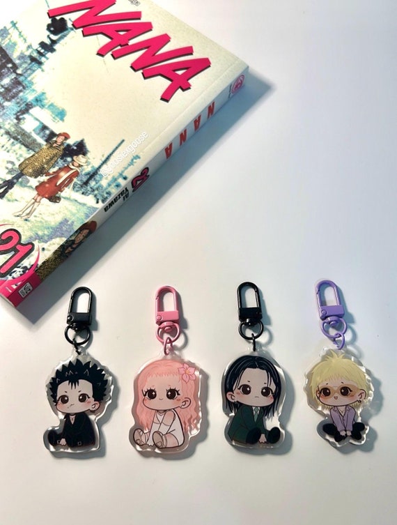 Trapnest Keychain | Nana Manga/anime Ren, Reira, Takumi and Naoki