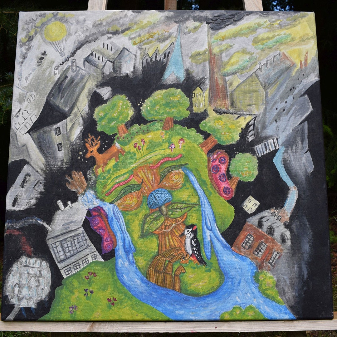 Hommage an Ludwig Meidner ich Und Die Stadt Etsy Hommage an Ludwig Meidner ich Und Die Stadt Etsy