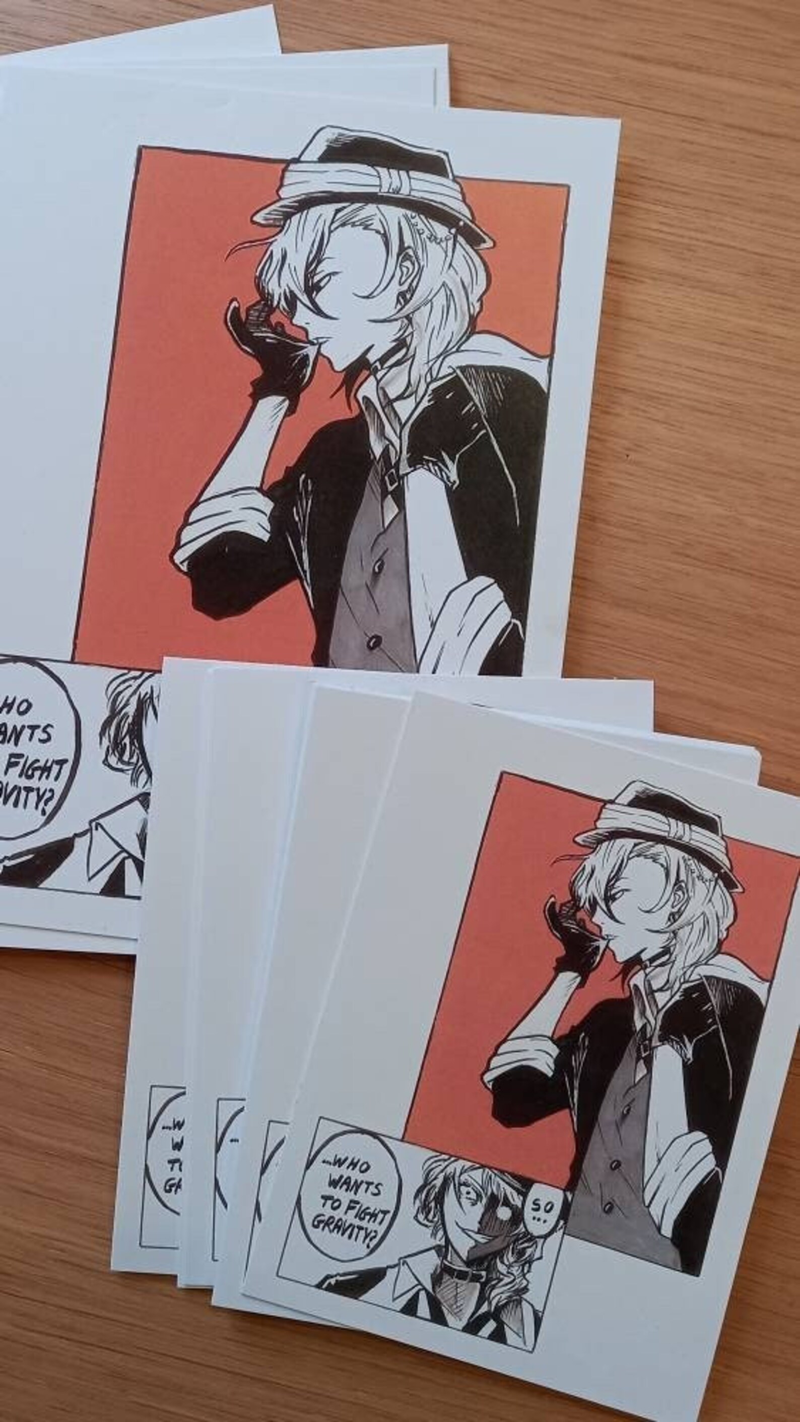 Short but Deadly Ginger Anime Art Print Bsd Art Print Etsy Australia