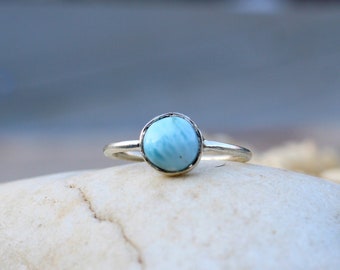 Natural Blue Turquoise Ring , Gemstone Ring , Blue Turquoise Jewelry , Birthstone Ring , Handmade Ring , Gemstone Ring , Turquoise Jewelry