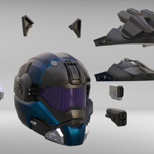Commando Helmet: Halo Reach 3D Print Files - Etsy New Zealand