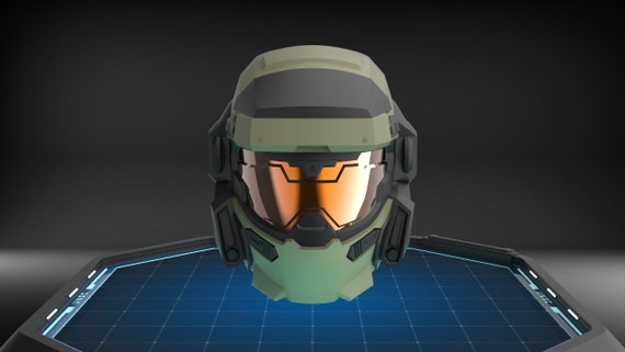 Halo 5 Master Chief Helmet for Cosplay 3D model 3D printable