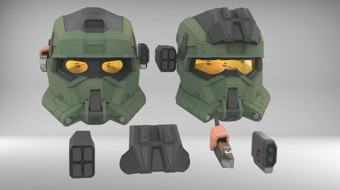 EOD Helmet Halo 3D Print Files Etsy Canada