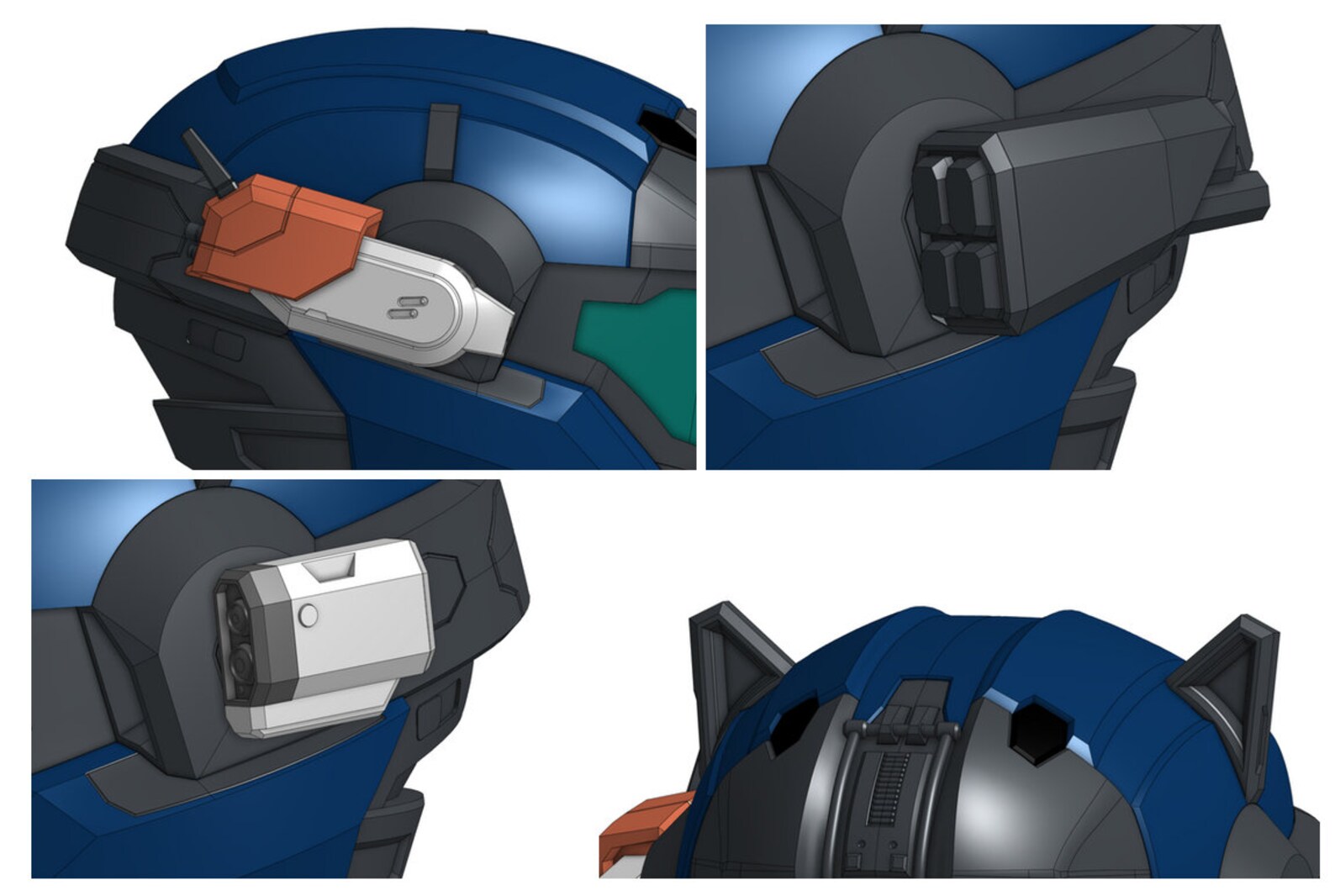 Commando Helmet Halo Reach 3D Print Files Etsy