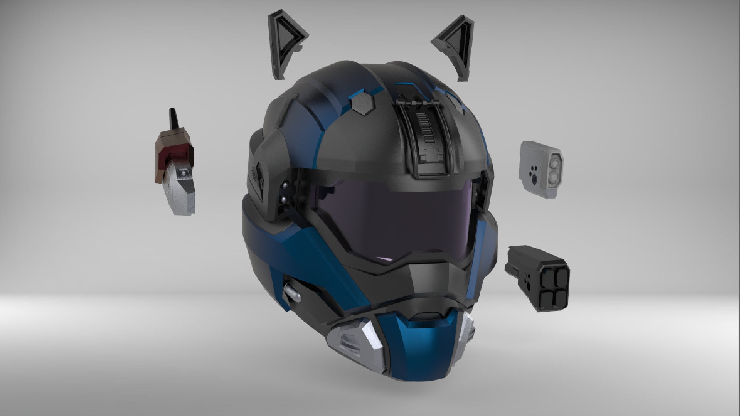 Commando Helmet Halo Reach 3D Print Files Etsy Canada