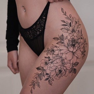 Get now this beautiful and sensual design and exploit your most feminine and sensual side. Get a free digital tattoo book as a gift!