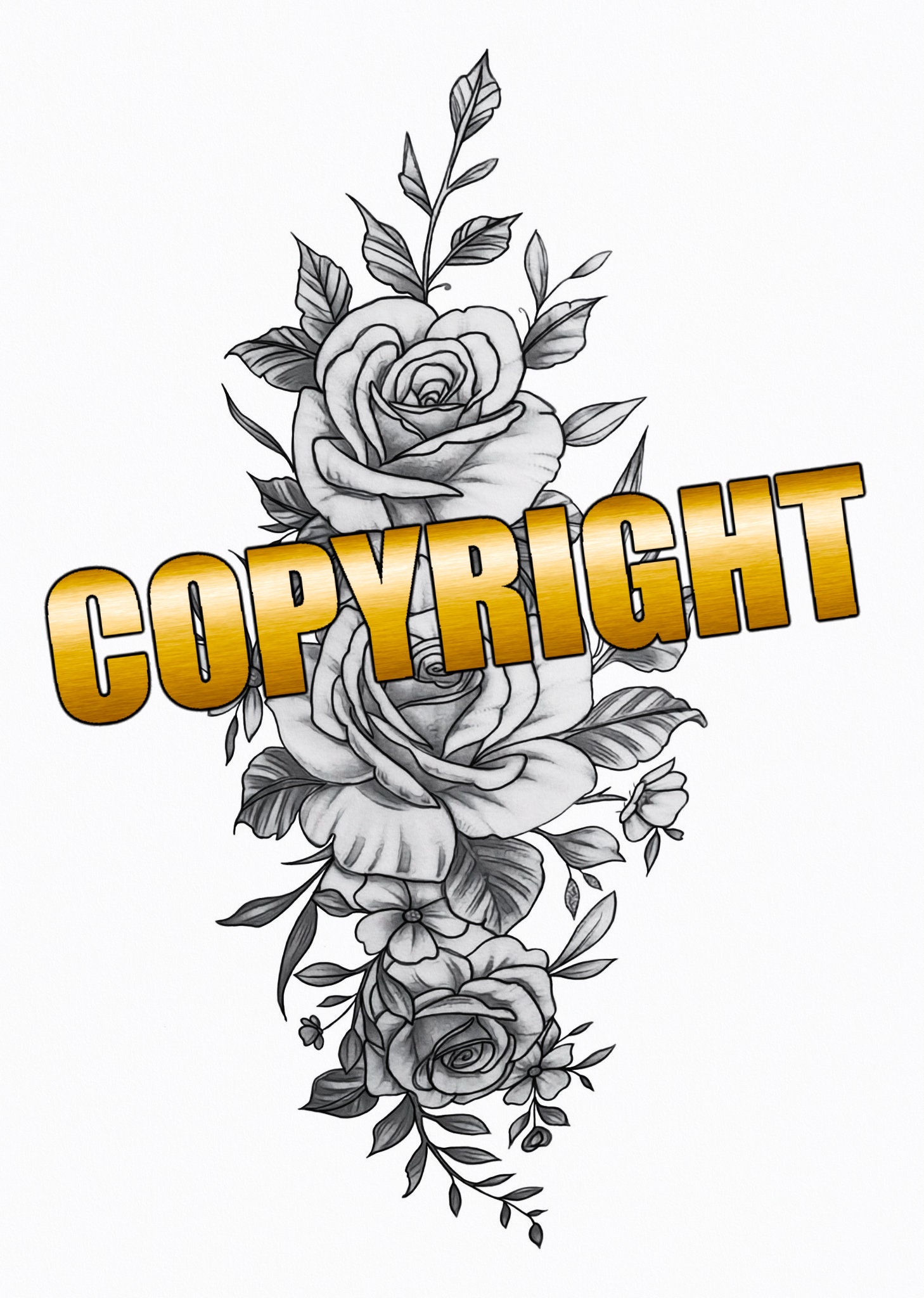 Get Now This Pack of Two Beautiful and Sensual Flower Tattoo
