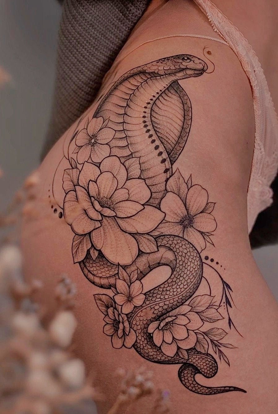 Western Diamondback Rattlesnake Tattoos