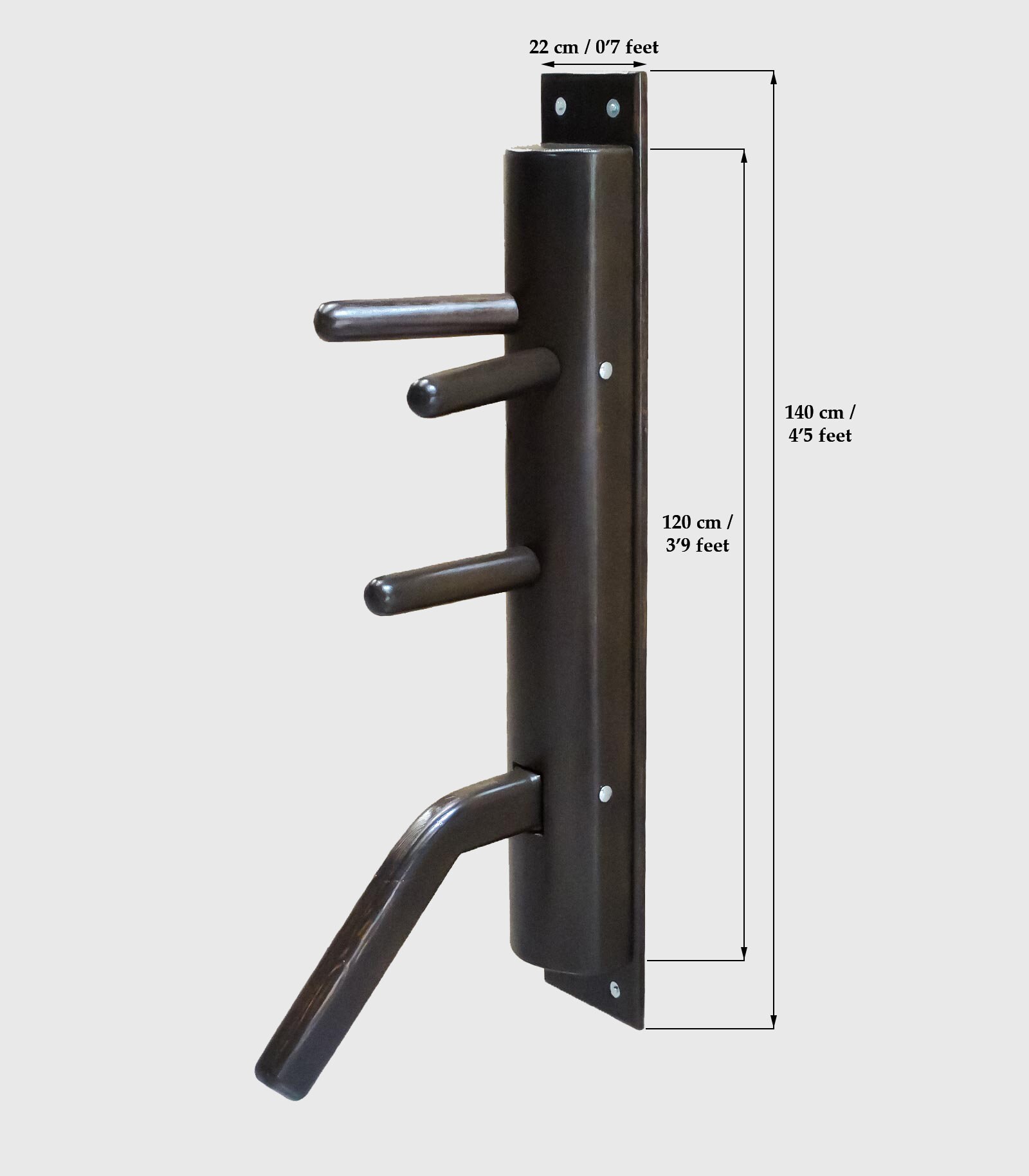 Dummy Legno Wing Chun Tradizionale - Per Allenamento Arti Marziali, Fatto A Mano, Con Gamba - Foto 4