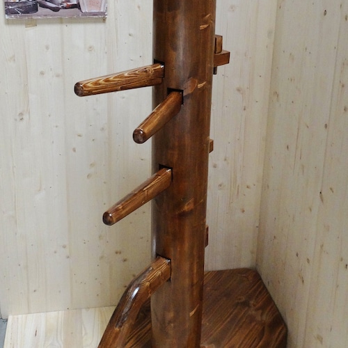 Geniqua Walnut Tripod Wing Chun Wood Martial Arts Philippines