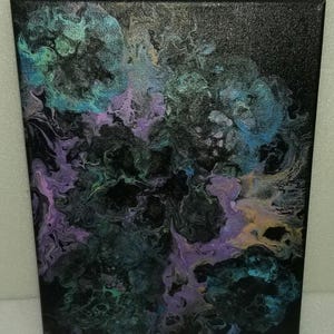 Black on black 9&quot; x 12&quot;