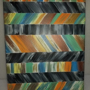 Colorful abstract 11&quot; x 14&quot;