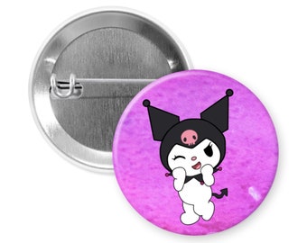 Kuromi Pin, Magnet, Keychain, Mirror 