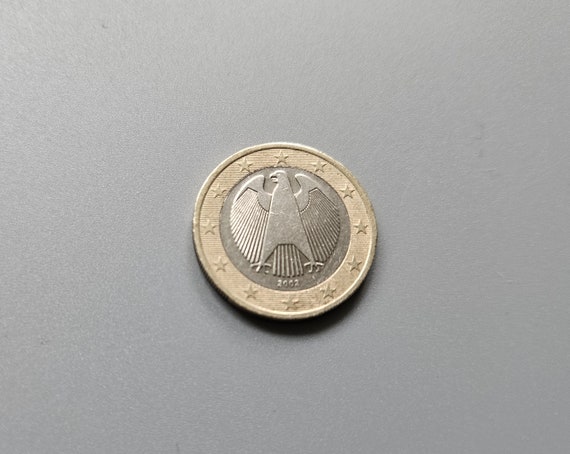 ドイツ 1ユーロ硬貨 2002年
