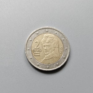 2 Euro Coin 2002 Austria, Euro Coin 2002, Euro Coin Austria, Euro Coin Collection