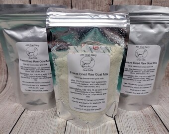 Freeze Dried Goat Milk | Dog Food Topper| Daily Pet Supplement| Soap/Craft Ingredient