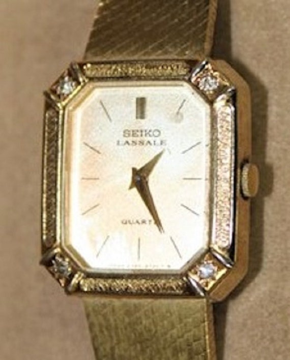 Vintage Seiko Lassale Ladies Watch Etsy