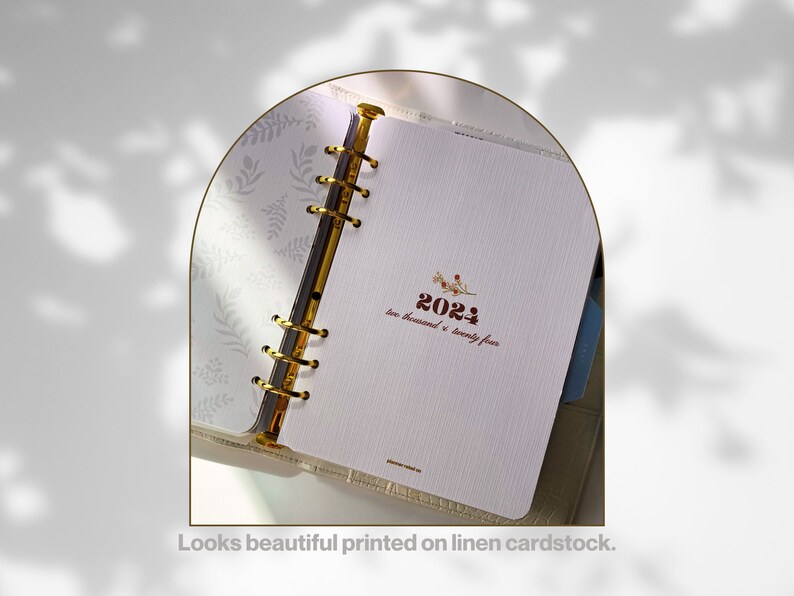 PERSONAL 2024 COZY Calendar Dashboard / Printable PDF / 4 Etsy UK