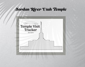 Jordan-River-Utah-Tempel Diagramm - 500 Besuche