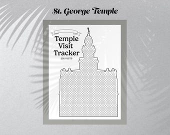 St. George Utah Temple Tracker - 500 Besuche
