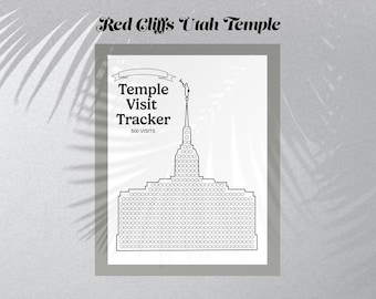 Red Cliffs Utah Temple Tracker - 500 Besuche