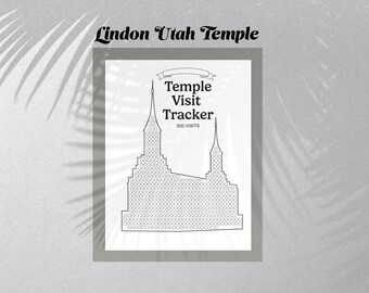Lindon-Utah-Tempel-Karte - 500 Besuche