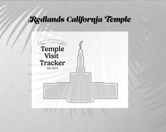Redlands Kalifornien Tempel Zieltracker - 500 Besuche