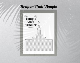 Draper Utah Temple Chart - 500 Besuche