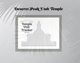 Deseret Peak Tempel Zieltafel - 500 Besuche