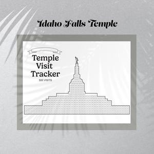 Idaho Falls Temple Visit Goal Chart - 500 Visits
