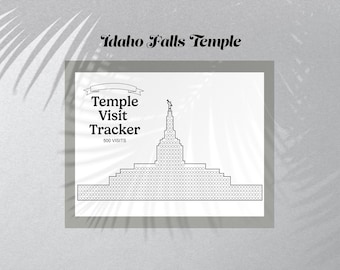 Idaho Falls Tempel Besuch Zieltabelle - 500 Besuche
