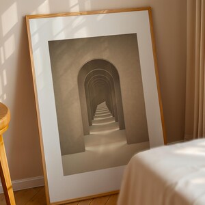 Beige Surrealism Art Print: Abstract Minimalist Wall Decor (Digital Download) image 8