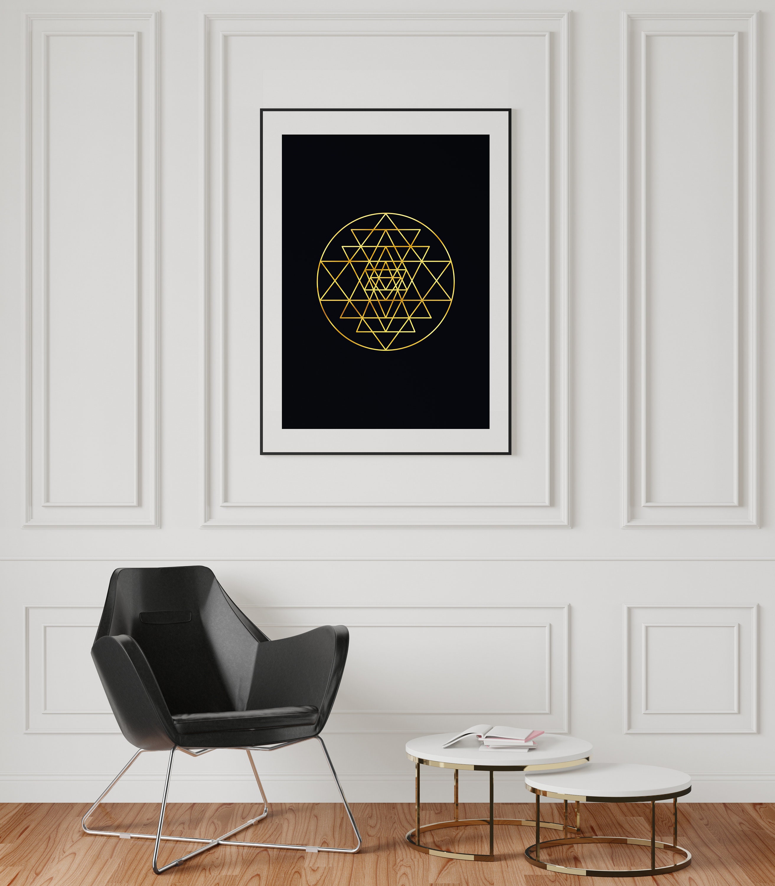 Picture of Sri Yantra Wall Art Sacred Geometry Wall Art Sri Yantra Print Sacred ...