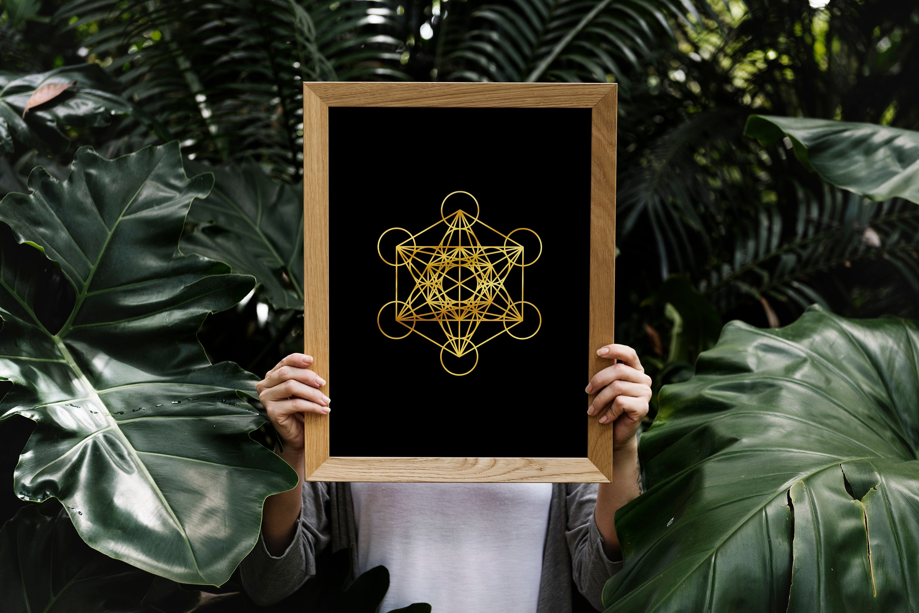 Metatron Print Metatron Cube Poster Sacred Geometry Wall Art Metatron ...