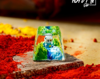 HAVIGift Personalized Osshaaw0tt Poké Keycaps Resin Keycap OEM Profile Keycap Esc Keycap for Mechanical Keyboard MX Switch 1U HOT