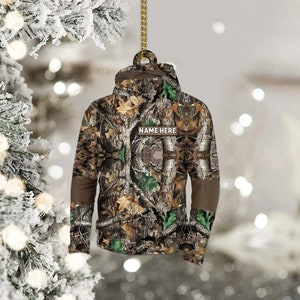 Bird Hunting - Personalized Photo Mica Ornament - Customized Your Photo Ornament - Christmas Gift For Hunting Lovers, Bird Hunters