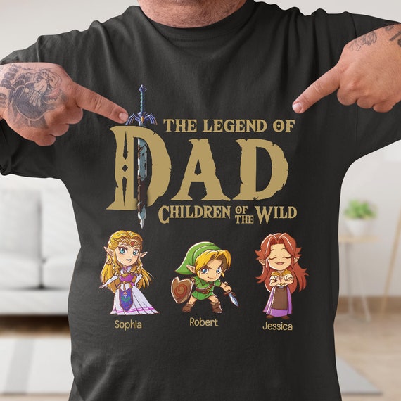 The Legend Of Dad Children Of The Wild Father's Day Shirt, Funny The