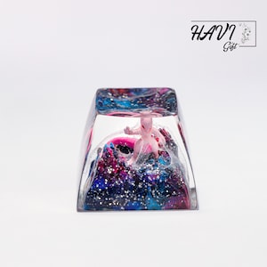 HAVIGift Mewttw0 Poké Keycap, Custom Artisan Keycaps, SA ESC Keycap, Mechanical Keycaps Gift For Him