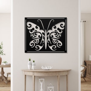 Metal Butterfly Wall Decor, Butterfly Wall Art, Butterfly Door Hanger, Living Room Decor, Butterfly Wall Hangings