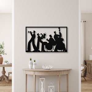 jazz  Metal Wall Art, Jazz Music Art, Musical Instruments Art, Jazz Wall Art, Music Decor For Wall