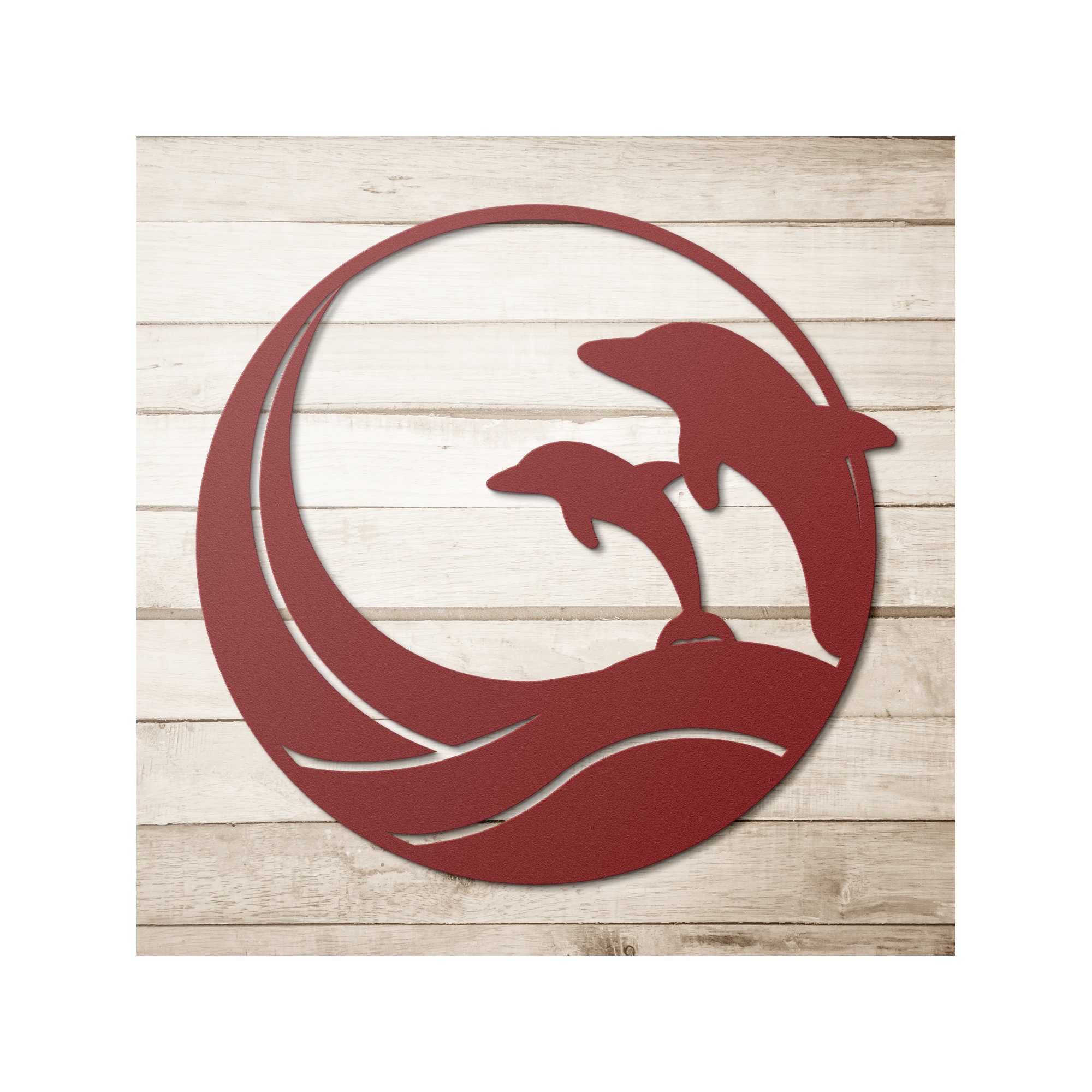 Dolphin Metal Wall Art Dolphin Wall Decor Dolphin Door Etsy